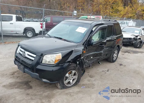 2007 Honda Pilot Ex-L из США, поврежденный, VIN 2HKYF186X7H516721